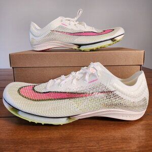 Nike Air Zoom Victory T&F Distance Spikes White/Pink CD4385-101 Size 13 New